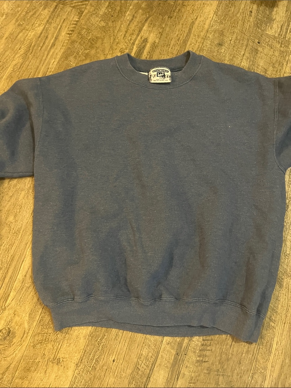 Lee Men's Crewneck Sweatshirt in Slate Blue